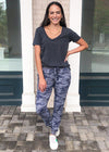 Z Supply Mina Marled Camo Jogger-Hand In Pocket