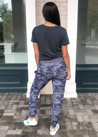 Z Supply Mina Marled Camo Jogger-Hand In Pocket