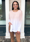 Weekender Pullover Ombre-Oatmeal-Hand In Pocket