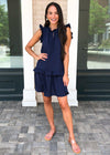 Hamptons Drop Waist Shirtdress Dress-Hand In Pocket