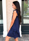 Hamptons Drop Waist Shirtdress Dress-Hand In Pocket
