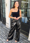 Line + Dot Sylvie One Shoulder Sweater Top-***FINAL SALE***-Hand In Pocket