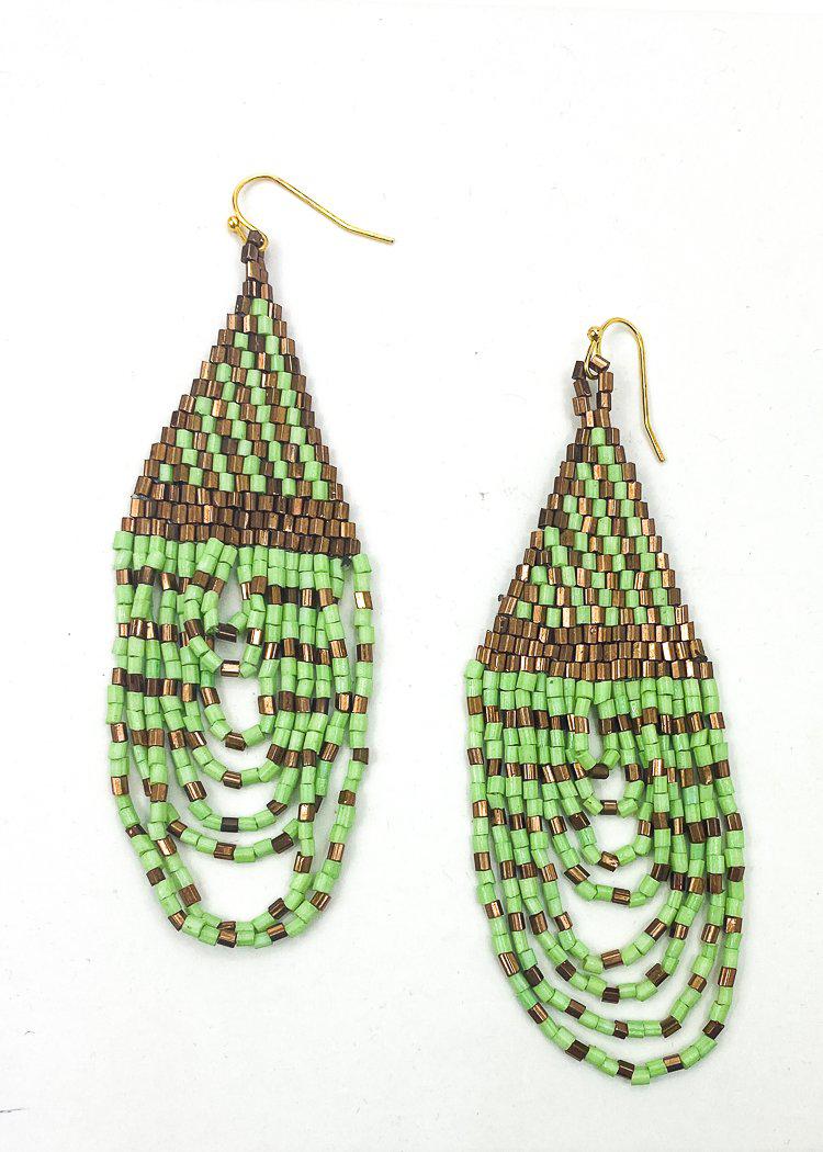 Ko Mak Beaded Drops - Mint-Hand In Pocket