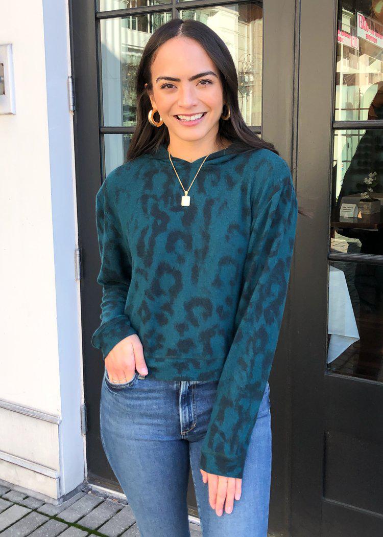 Blank NYC That Is All I Ask Leopard Hoodie-***FINAL SALE***-Hand In Pocket