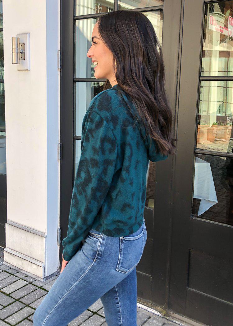 Blank NYC That Is All I Ask Leopard Hoodie-***FINAL SALE***-Hand In Pocket