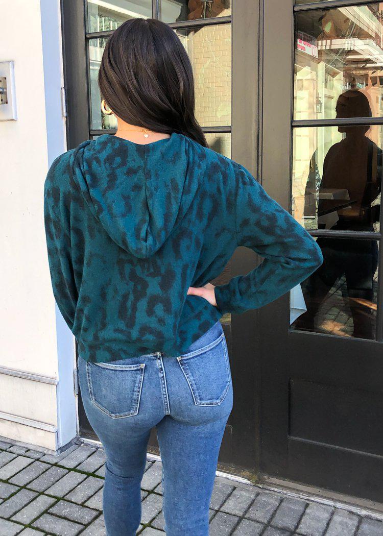 Blank NYC That Is All I Ask Leopard Hoodie-***FINAL SALE***-Hand In Pocket