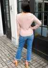 Michael Stars Tayshia Ribbed V- Neck Tank- Mesa-***FINAL SALE***-Hand In Pocket