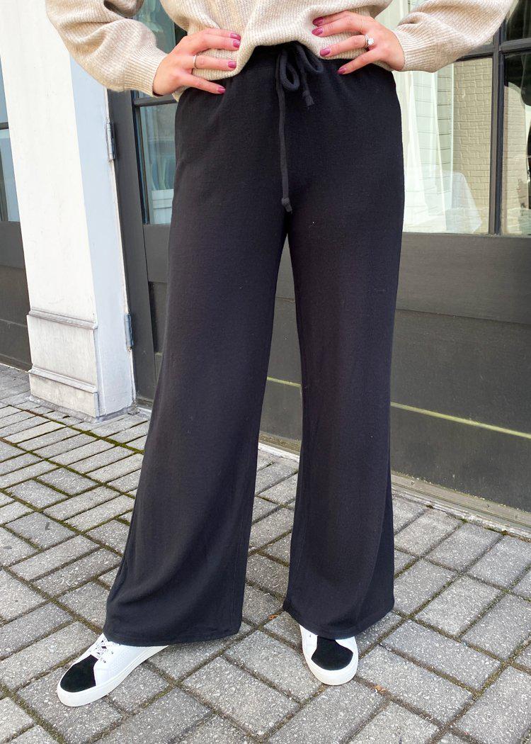 Chaser Rpet Bliss Knit Wide Leg Lounge Pant-***FINAL SALE***-Hand In Pocket