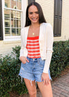 525 America Gingham Sweater Tank-Hand In Pocket