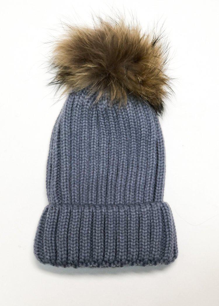 Winterpark Fur Beanie-Grey ***FINAL SALE***-Hand In Pocket