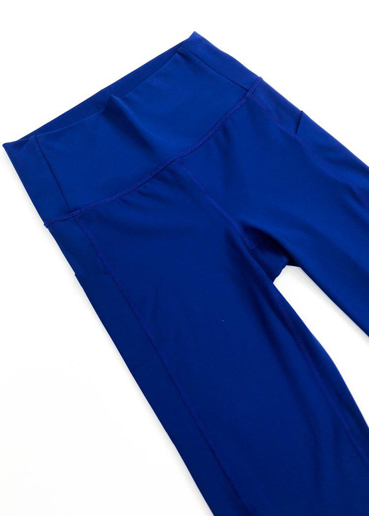 Refresh Side Pocket 7/8 Legging- Royal Blue-***FINAL SALE