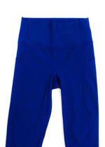 Refresh Side Pocket 7/8 Legging- Royal Blue-***FINAL SALE***-Hand In Pocket