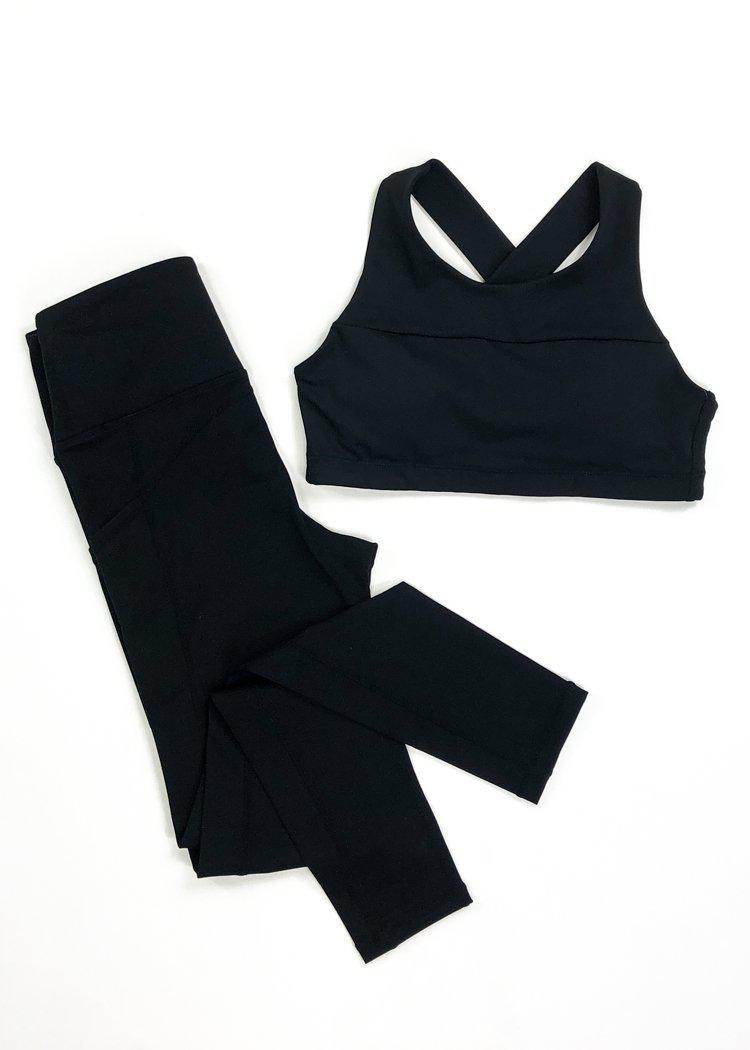 Restore Racerback Padded Sports Bra - Black-***FINAL SALE***-Hand In Pocket