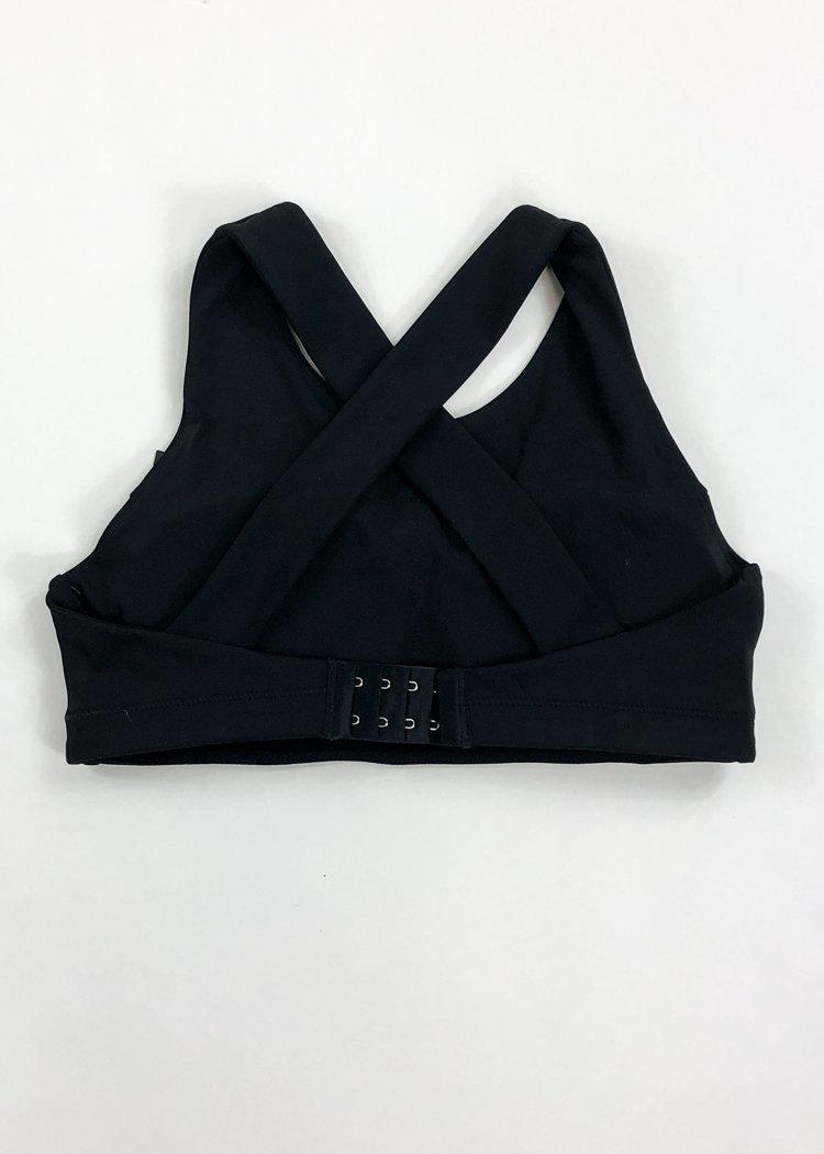 Restore Racerback Padded Sports Bra - Black-***FINAL SALE***-Hand In Pocket