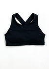 Restore Racerback Padded Sports Bra - Black-***FINAL SALE***-Hand In Pocket