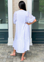 Karlie Sonoma Eyelet Midi Dress-White-***FINAL SALE***-Hand In Pocket