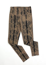 Revive Snake Print 7/8 Legging - Brown Snake-Hand In Pocket