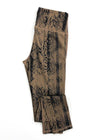 Revive Snake Print 7/8 Legging - Brown Snake-Hand In Pocket