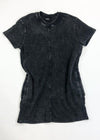 Rejuvenate Short Sleeve Tennis Dress - Black-Hand In Pocket