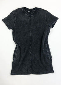 Rejuvenate Short Sleeve Tennis Dress - Black-Hand In Pocket