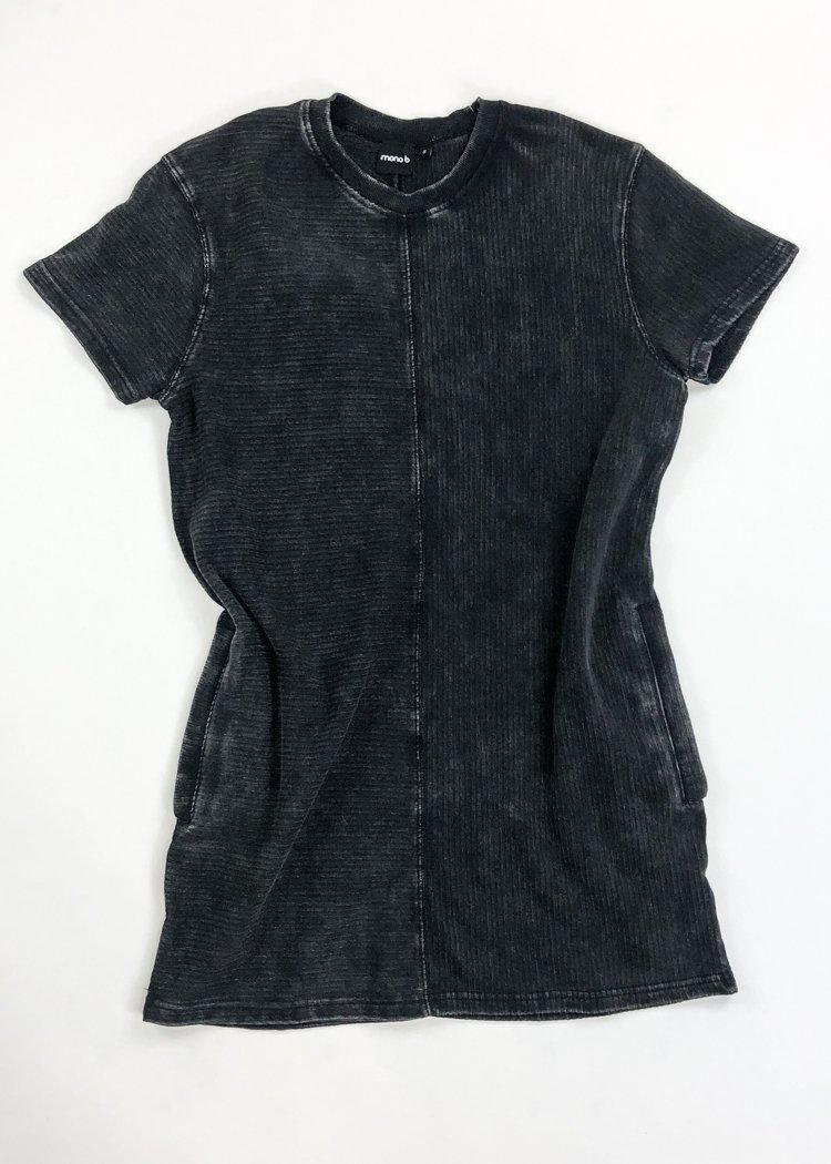 Rejuvenate Short Sleeve Tennis Dress - Black-Hand In Pocket