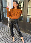 Clark Cable Knit Strong Shoulder Sweater-***FINAL SALE***-Hand In Pocket