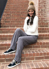 Z Supply Morning Thermal Pant-Charcoal ***FINAL SALE***-Hand In Pocket