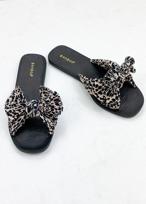 Kayla Bow Sandal-Leopard-Hand In Pocket