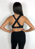 Restore Racerback Padded Sports Bra - Black-***FINAL SALE***-Hand In Pocket