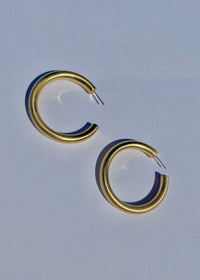 Icon Hoops- Gold-Hand In Pocket