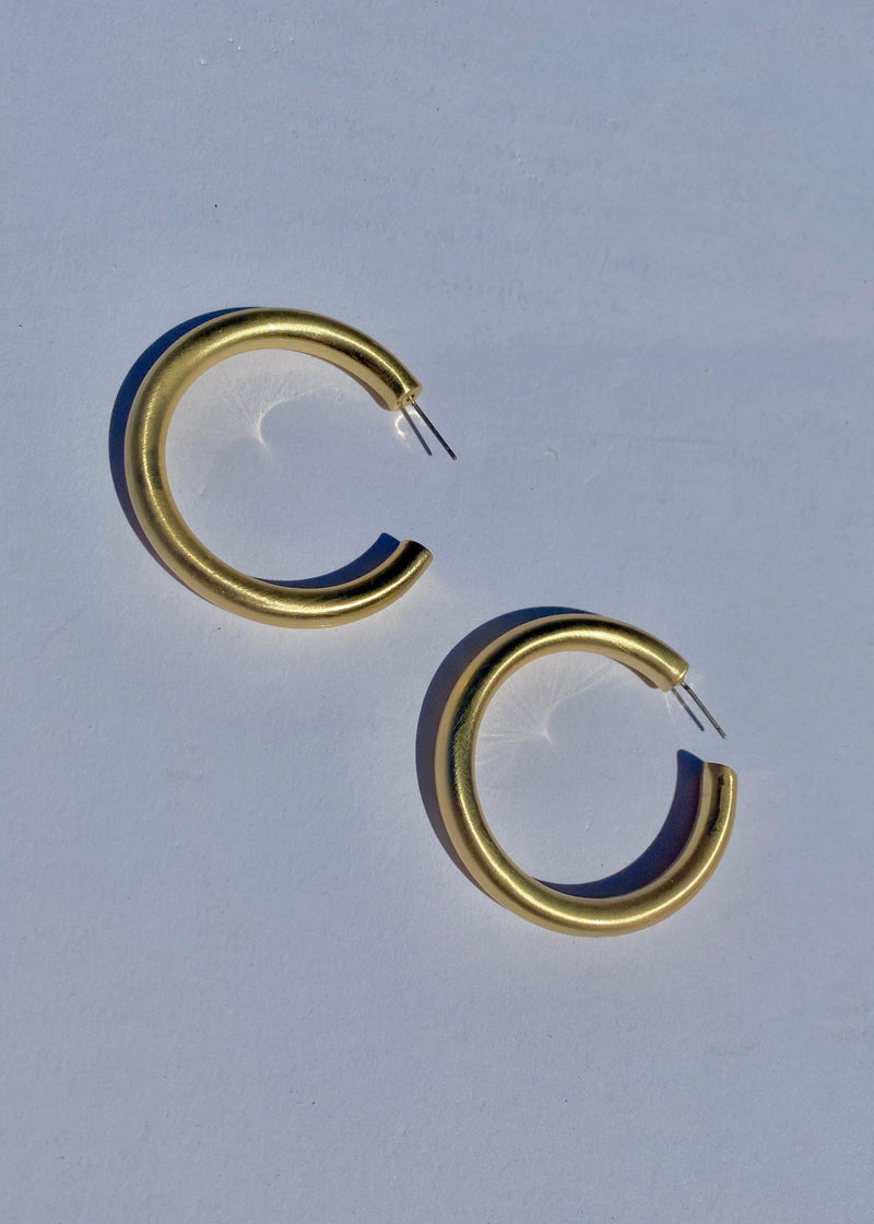 Icon Hoops- Gold-Hand In Pocket