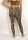 Revive Snake Print 7/8 Legging - Brown Snake-Hand In Pocket