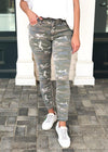 Level 99 Madison Midrise Crop Camo Pants-***FINAL SALE***-Hand In Pocket