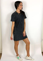 Rejuvenate Short Sleeve Tennis Dress - Black-Hand In Pocket