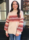 Boulder Fairisle Mock Neck Sweater-***FINAL SALE***-Hand In Pocket