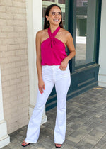 Joes Jeans "The Molly" High Rise Flare-Hand In Pocket
