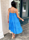 Baga Square Neck Tiered Maxi Dress-Hand In Pocket