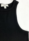 Agolde Organic Cotton Rib Tank - Black-Hand In Pocket