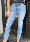 Joes Jeans "The Lara" Mid Rise Cigarette Ankle - Amsterdam-***FINAL SALE***-Hand In Pocket