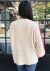 THML Andean Balloon Sleeve Sweater - Beige-Hand In Pocket