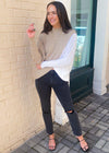 Reese Colorblock Sweater-Hand In Pocket