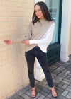 Reese Colorblock Sweater-Hand In Pocket