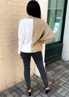 Reese Colorblock Sweater-Hand In Pocket