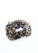 Purfect Leopard Print Scrunchie-Hand In Pocket