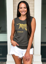 Chaser Tiger Courage "Safari" Muscle Tee-***FINAL SALE***-Hand In Pocket