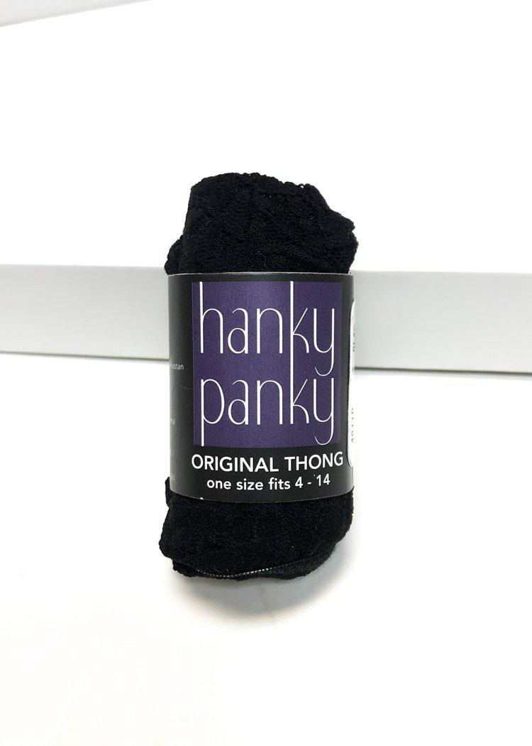 Hanky Panky Signature Lace Original Rise Thong - Black - $24 – Hand In  Pocket