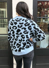 Winston Leopard Print Pullover-Hand In Pocket
