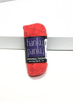 Hanky Panky Signature Lace Original Rise Thong - Orange-Hand In Pocket