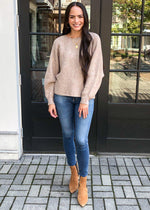 Sedona Batwing Sleeve Sweater-Hand In Pocket