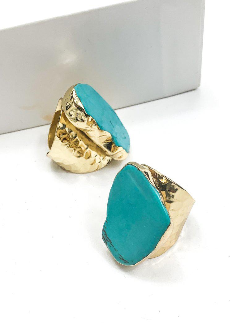 Mesa Ring- Turquoise-Hand In Pocket